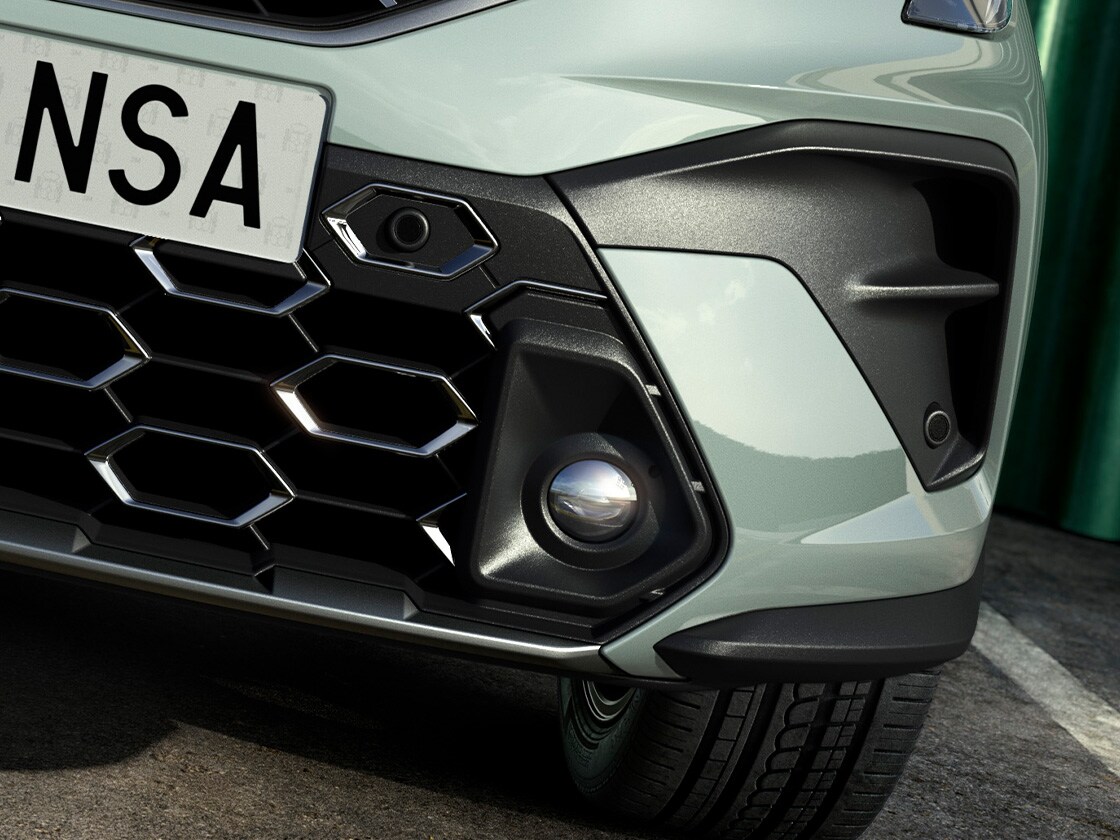 SEAT Arona close-up shot of one of its foglamps