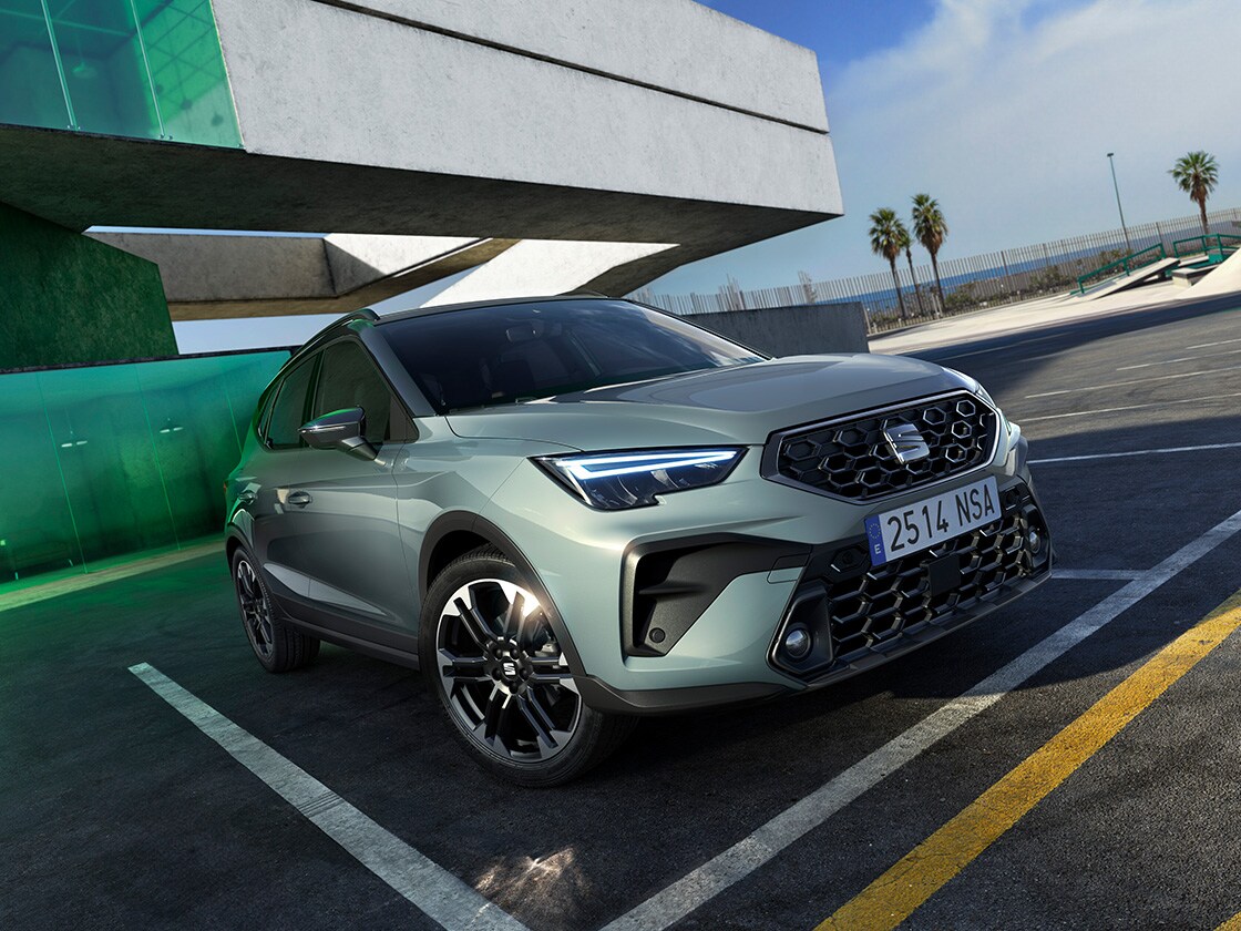 Timeless SEAT Arona design parked outdoors in a parking space
