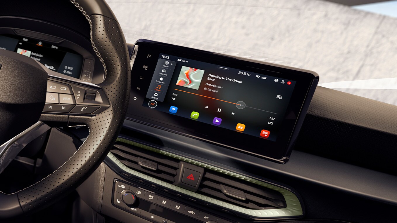 SEAT Arona advanced navi system, with a 9.2” screen
