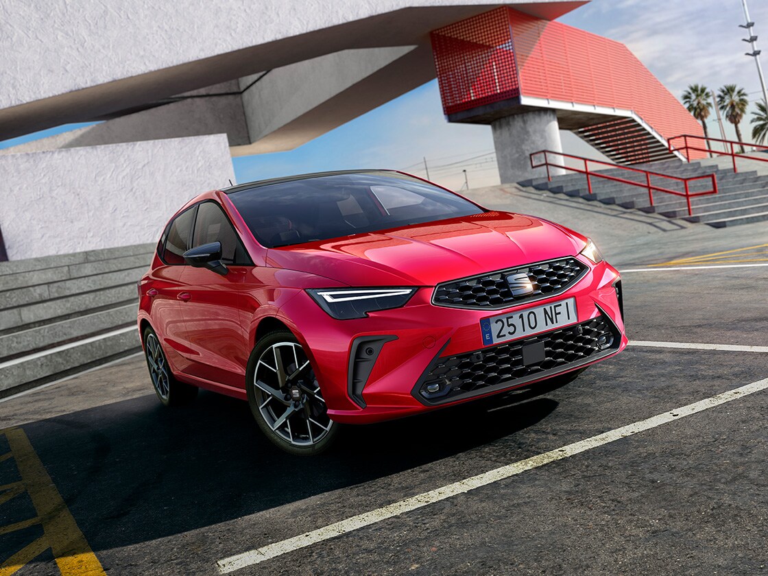 Side view of the seat ibiza fr trim parked outdoors 