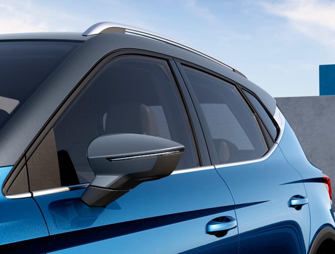 seat arona fr sapphire blue chromed roof rails