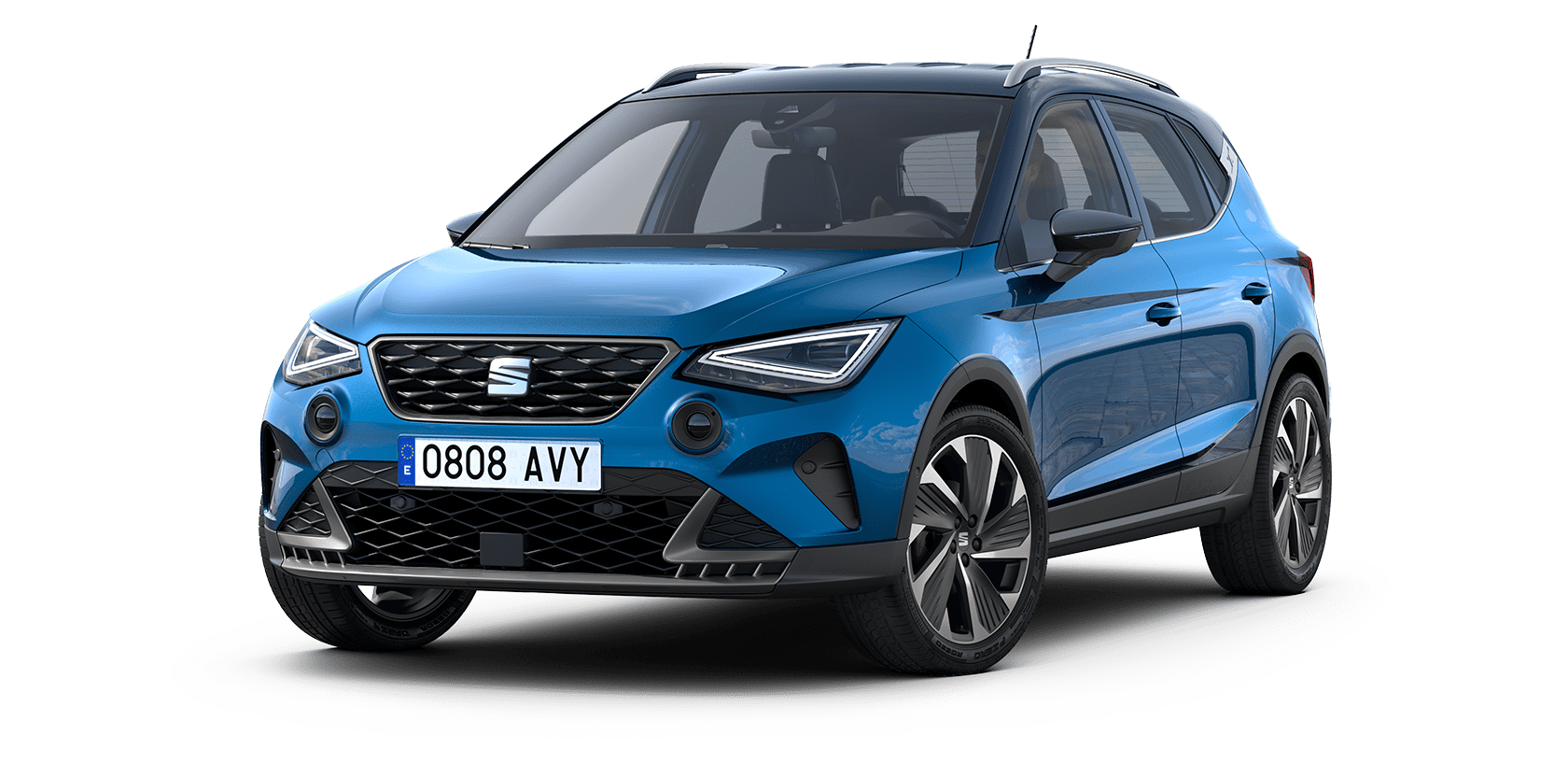 seat arona fr w kolorze saphir blue