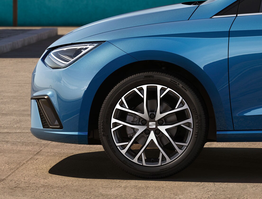 seat ibiza xcellence colour sapphire blue dynamic alloy wheels