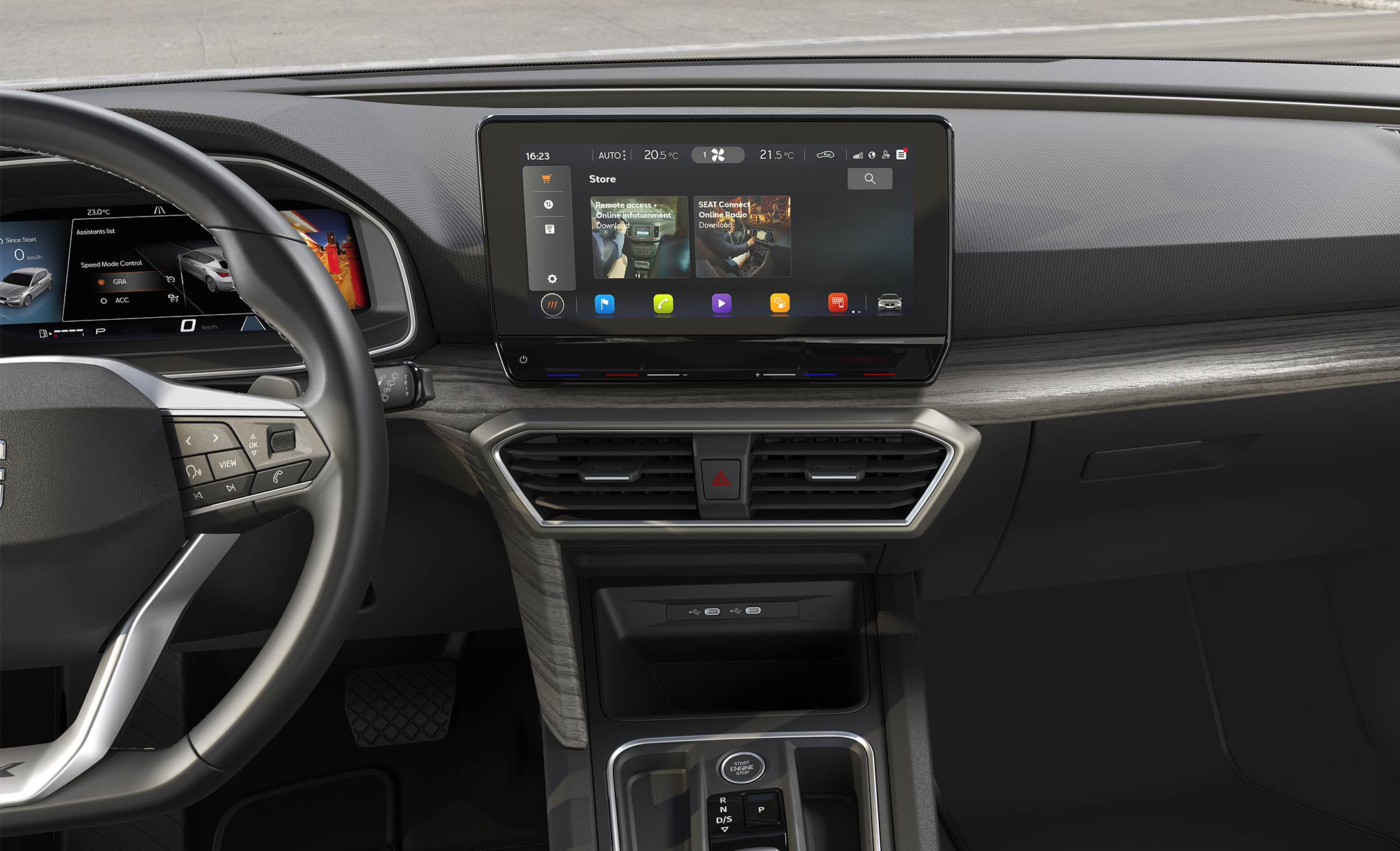 New SEAT Leon online Infotainment services