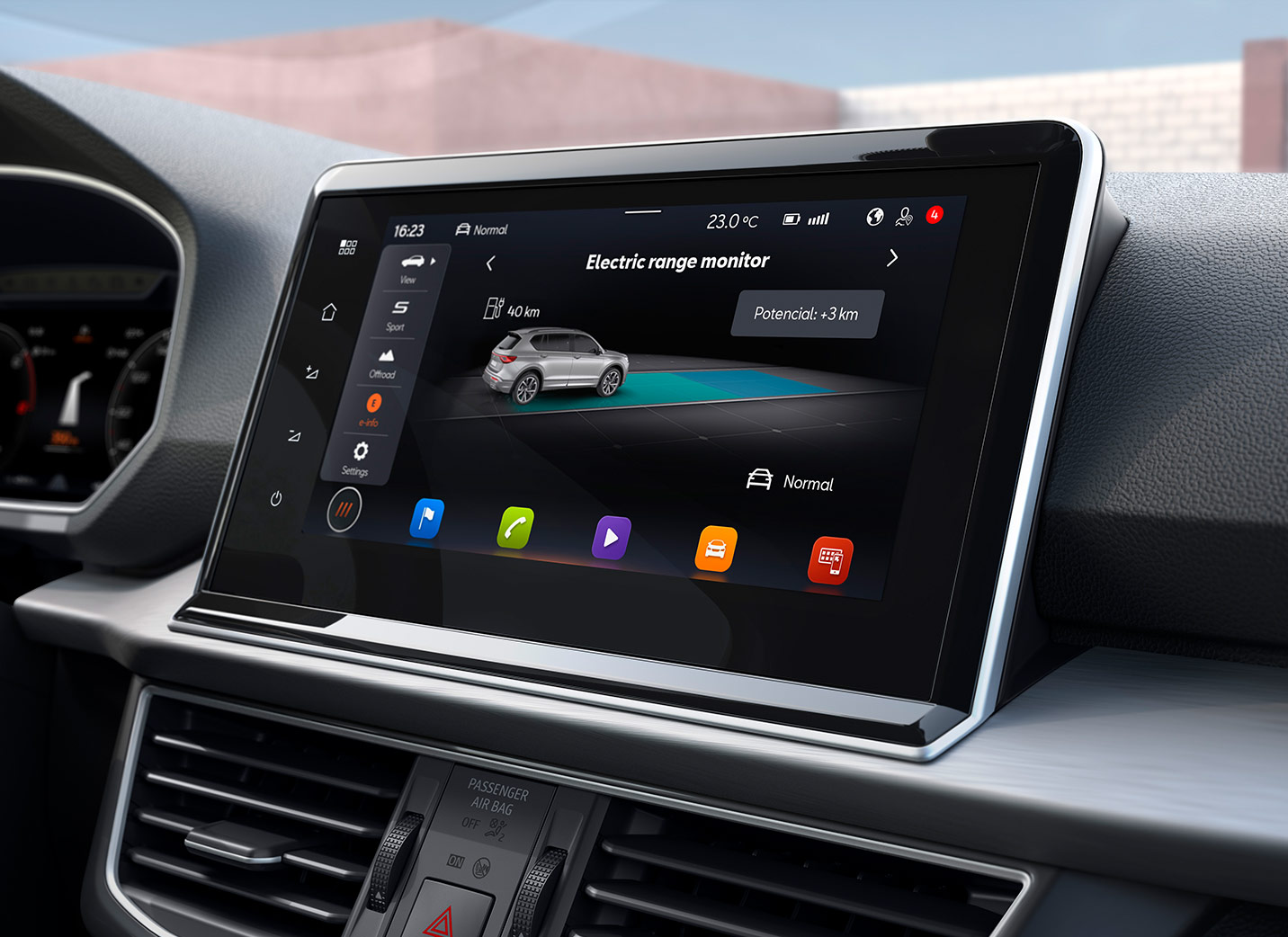 SEAT Tarraco e-HYBRID screen online infotainment